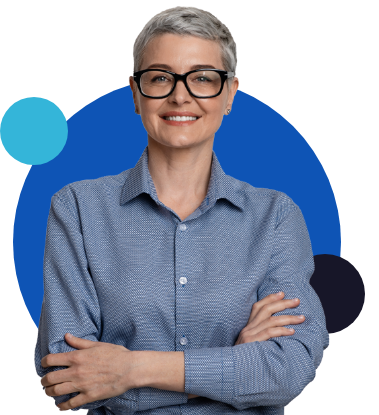 Conseil de l'innovation du Québec - À propos - Femme avec lunettes